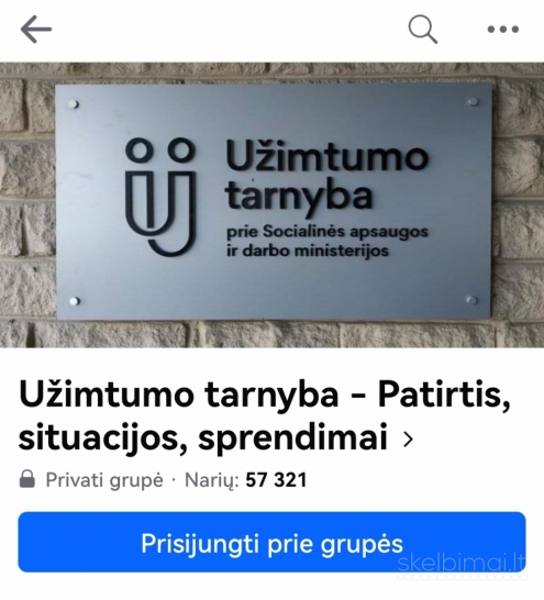 Aktyvi facebook grupė