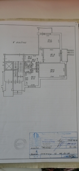 Parduodamas suremontuotas 3 kambarių butas Jonavoje, Chemikų g. 41