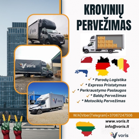 EXPRES Pervežimas Krovinių / expres krovinių / degančių krovinių 