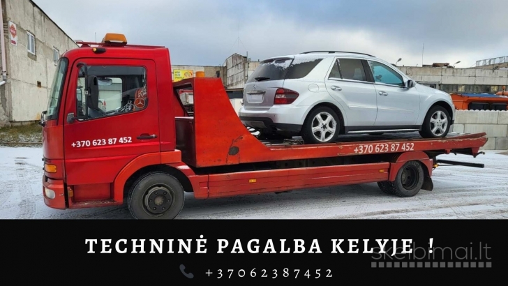 AUTOMOBILIŲ PRIEKABŲ NUOMA- Platformų Priekabų Traliuko Nuoma 24/7 +37062387452 