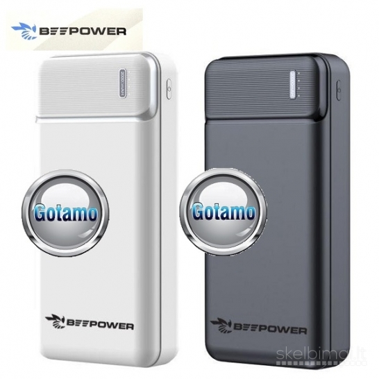 20000mAh BeePower išorinė baterija akumuliatorius (Power Bank)