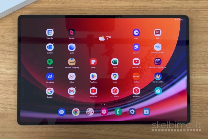 NAUJAS! GALAXY TAB S9+KLONAS+11.0"COLIŲ 144Hz,+512GB/16GB RAM+5G+WIFI7