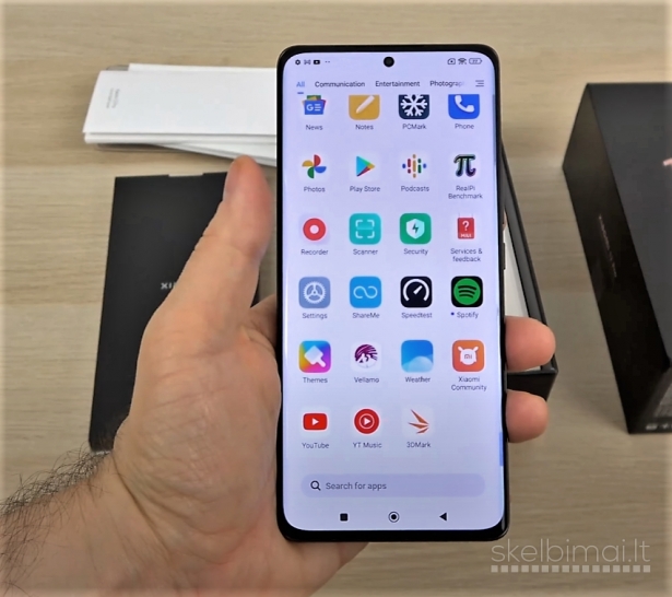 XIAOMI 12 Pro-1024GB+AMOLED DOLBY VISION+SNAPDRAGON-2SIM-Wi-Fi 6+DĖKLAS DOVANŲ!