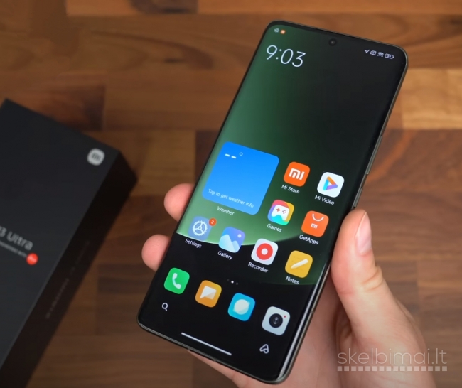 NAUJAS! XIAOMI 13 ULTRA 1024GB+AMOLED, DOLBY VISION+SNAPDRAGON+5G+2SIM+WiFi7