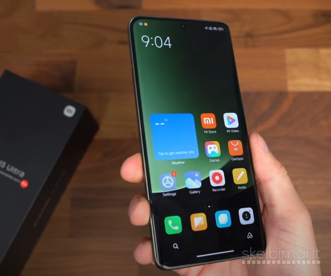 NAUJAS! XIAOMI 13 ULTRA 1024GB+AMOLED, DOLBY VISION+SNAPDRAGON+5G+2SIM+WiFi7