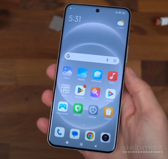 NAUJAS! XIAOMI 14 ULTRA+512GB+SNAPDRAGON+2SIM+5G+Wi-Fi 7