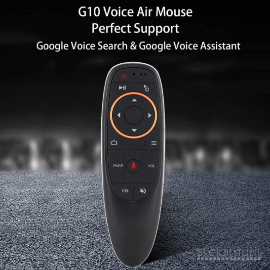 G10 AIR MOUSE-ORO PELĖ+VALDYMAS BALSU+UNIVERSALUS NUOTOLINIO VALDYMO PULTAS