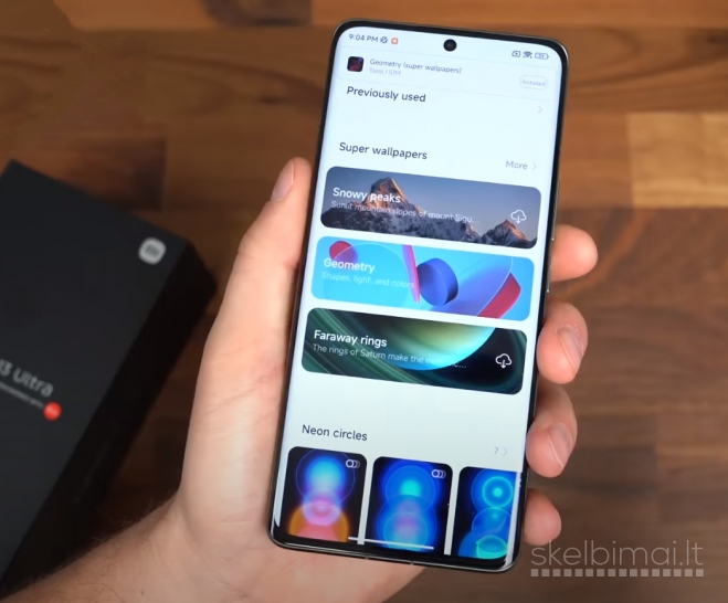 NAUJAS! XIAOMI 13 ULTRA 1024GB+AMOLED DOLBY VISION+SNAPDRAGON+5G+2SIM+WiFi7