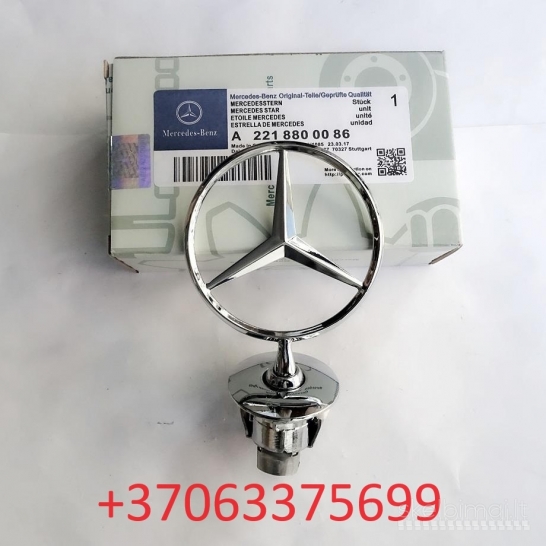 Mercedes Benz ženkliukas/emblema W203 W204 W210 w211 W220 W221 W212 +37063375699