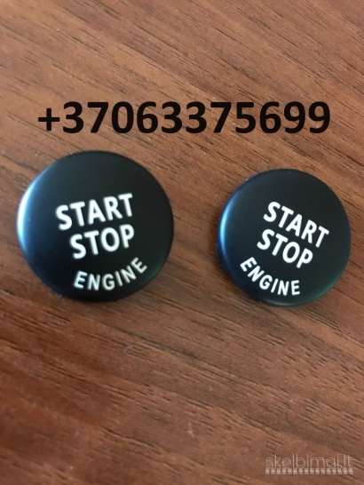 Bmw start stop mygtuko dangtelis E60 E90 E87 E70 E83 , +37063375699