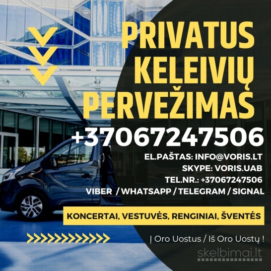 Atsilaisvino Keleivinis 9-vietis AUTOMATAS Renault Trafic Mikroautobusas Nuoma