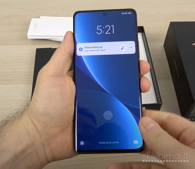 NAUJAS! XIAOMI 12 Pro+512GB+SNAPDRAGON+2SIM+5G+Wi-Fi 6 + DĖKLAS