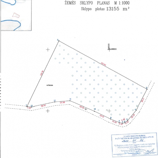 Du sklypai ribojasi su Minijos upe. (4.53 ha)