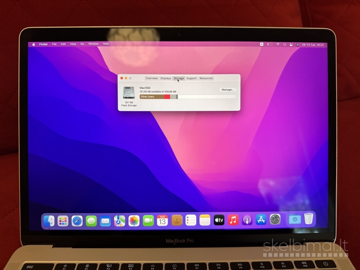 MacBook Pro 13-inch 2016 i5 8GB 250GB