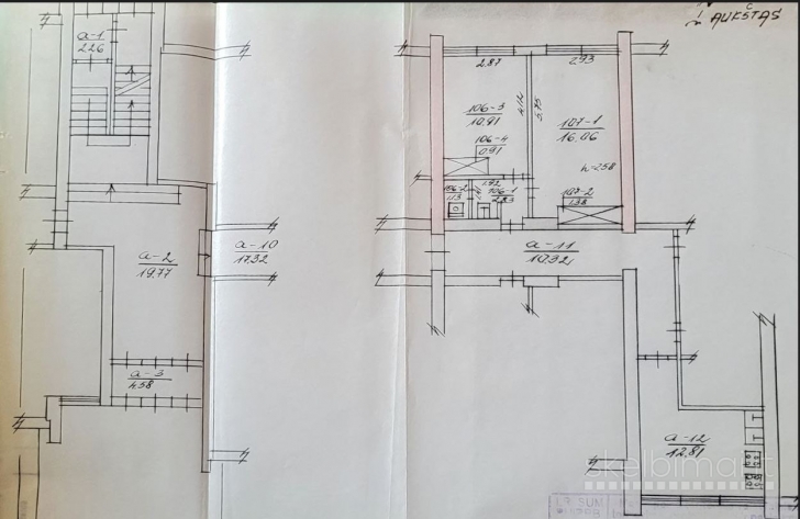 1.5 kambario butas Marijampolėje