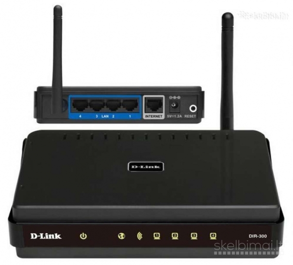  D-Link DIR-300 ir UK DPR-1020 USB, TP-LINK, GEMBIRD ir kiti.