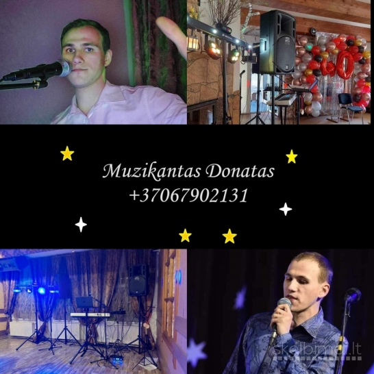 Muzikantas Donatas +37067902131