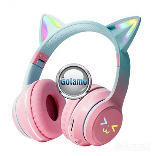 Ausinės GJBY CAT 10H Music Bluetooth WWW.GOTAMO.LT