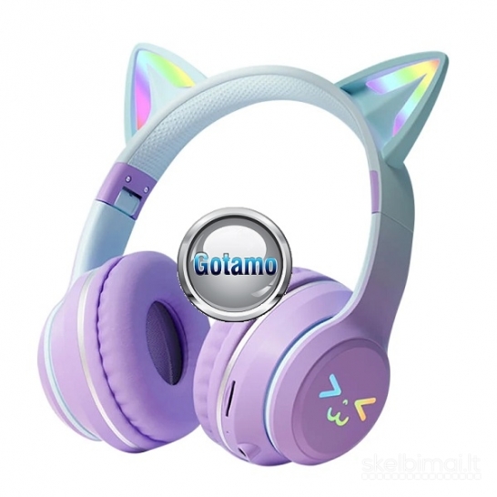 Ausinės GJBY CAT 10H Music Bluetooth WWW.GOTAMO.LT