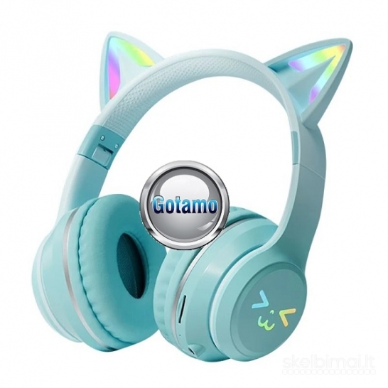 Ausinės GJBY CAT 10H Music Bluetooth WWW.GOTAMO.LT