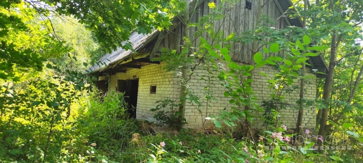  70 ARŲ SKLYPAS SU NAMU IR 2 ŪKINIAIS PASTATAIS.