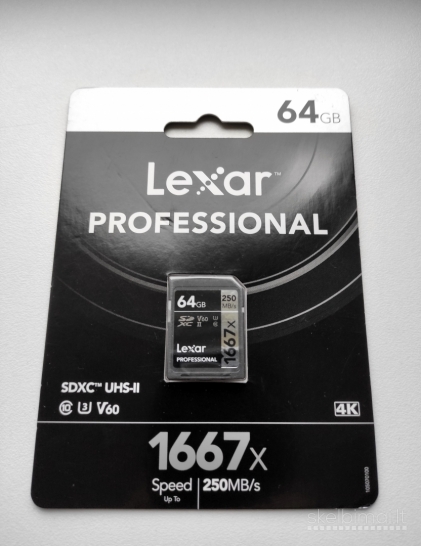 Lexar Professional atminties kortelė SDXC 64GB