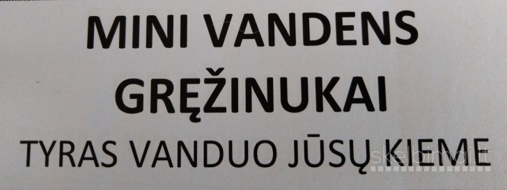 Mini vandens gręžiniai