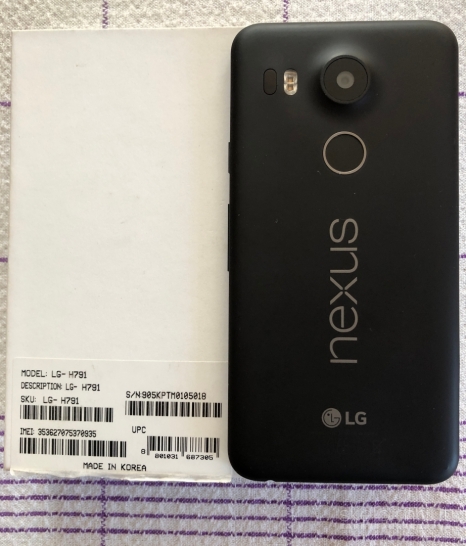 Parduodu naują Google Nexus 5X telefoną