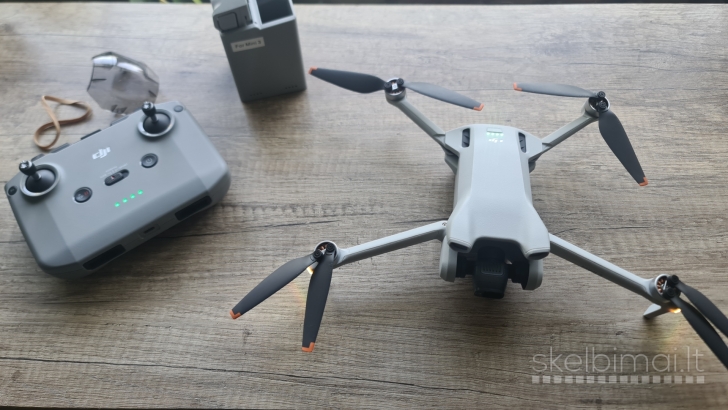 Dji mini 3 pilnas komplektas su garantija 