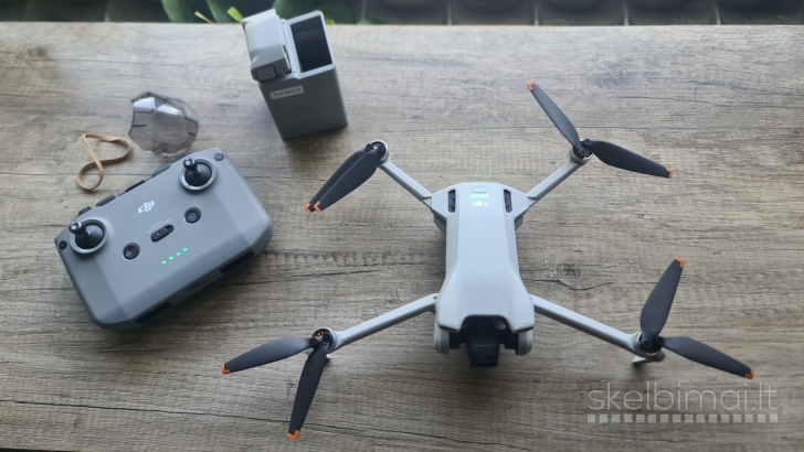 Dji mini 3 pilnas komplektas su garantija 