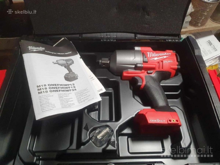 Naujas Smūginis veržliasukis Milwaukee M18 2034nm