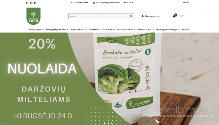 Sveiki produktai, super maistas imuniteto stiprinimui ir netik - Urbanfood.lt