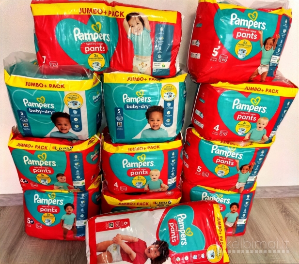  Sauskelnės Pampers iš anglijos 17eur