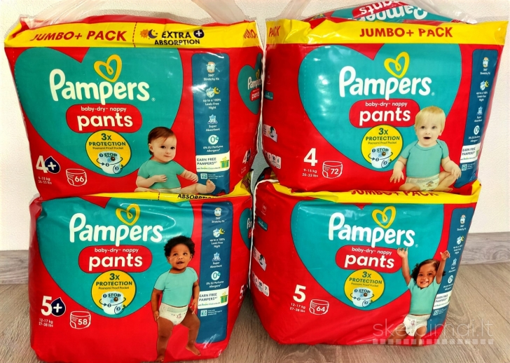  Sauskelnės Pampers iš anglijos 17eur