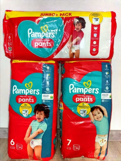  Sauskelnės Pampers iš anglijos 17eur