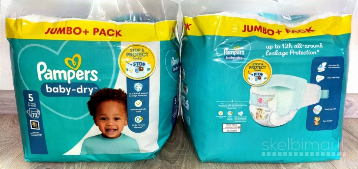  Sauskelnės Pampers iš anglijos 17eur