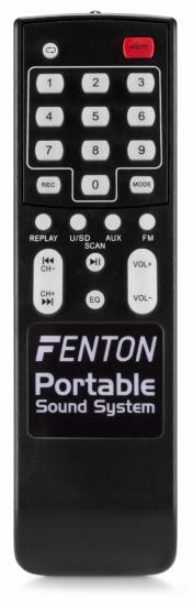 Fenton FT12LED 700W nešiojama kolonėlė su bevieliu mikrofonu