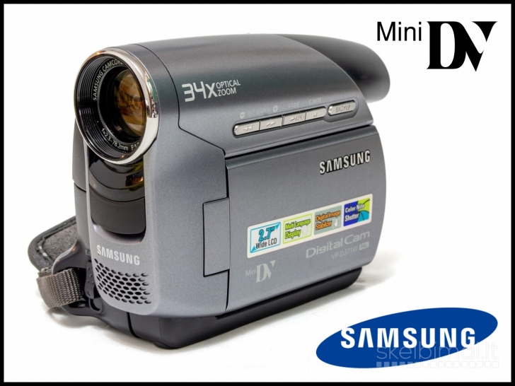 Samsung minidv kamera Vp-d371w gerai veikianti