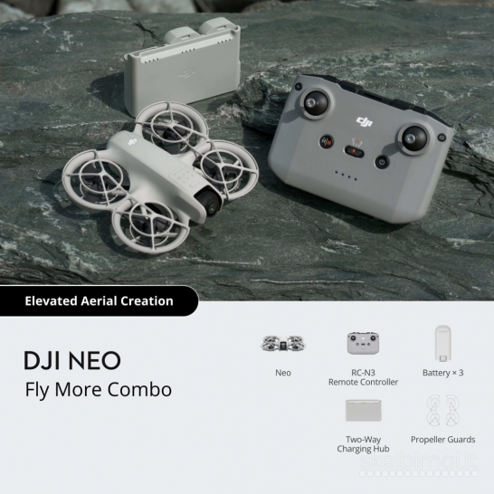 DJI Neo Fly More Combo Naujiena 