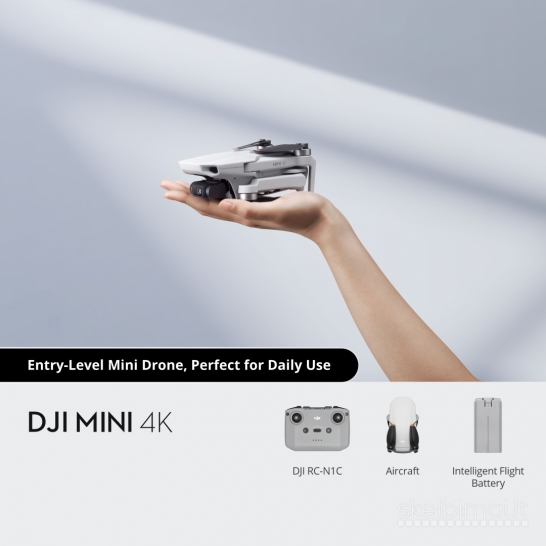  Dji Mini 4k Dronas Naujiena 