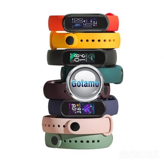 Apyrankės dirželiai Xiaomi Mi Band 5 6 7 išmaniosioms apyrankėms WWW.GOTAMO.LT