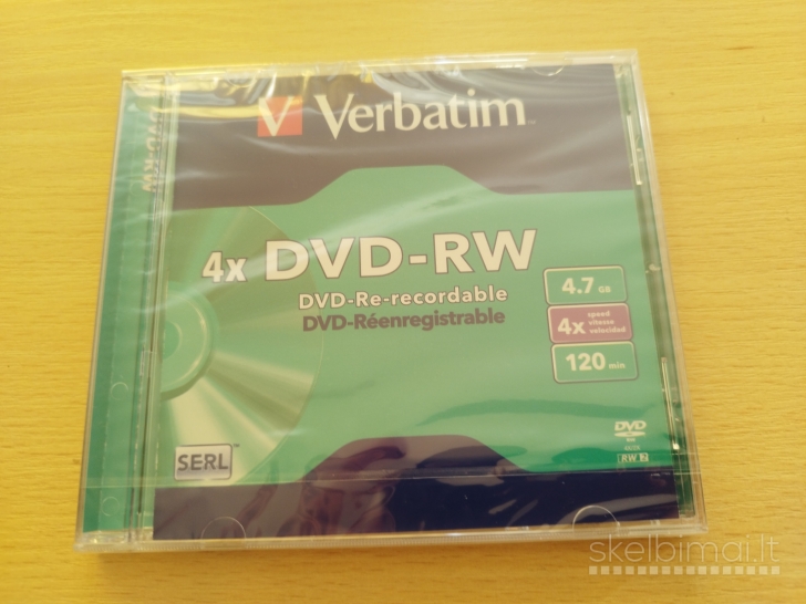 Tušti Dvd-rw diskai 5 vnt