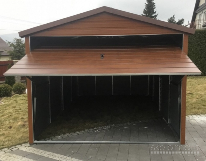 Premium WOOD 3x5 garažas - 1650€ su PVM