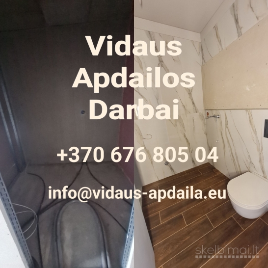 Apdailos darbai Vilniuje