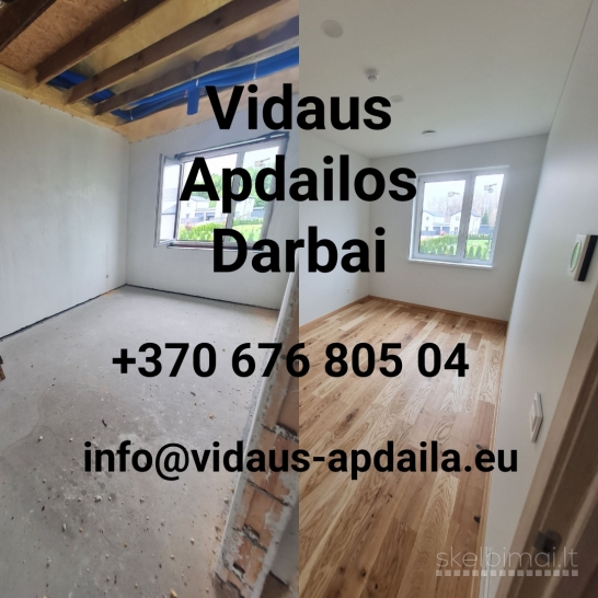 Apdailos darbai Vilniuje