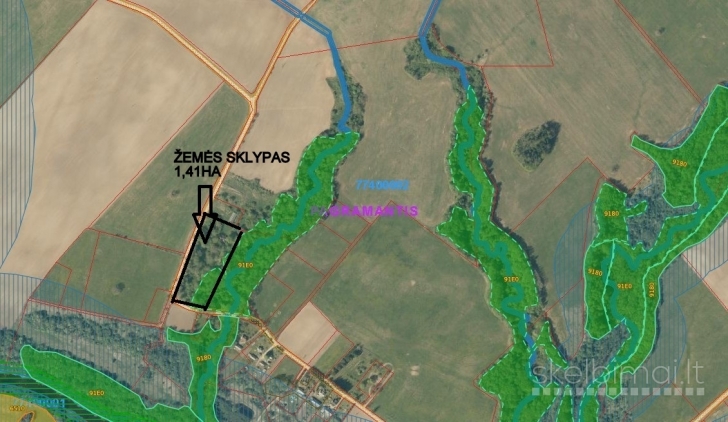 PARDUODAMAS 12,14 HA SKLYPAS