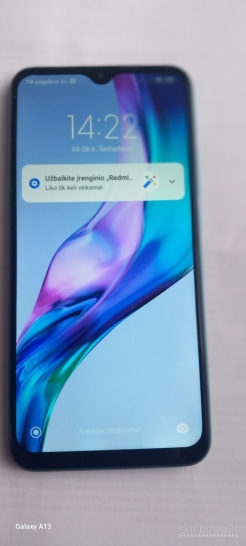 Redmi 9 -64 GB su dokumentais mazai naudotas