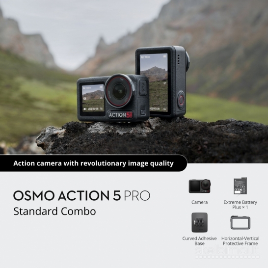  Dji Osmo Action 5pro Standard Combo Turime vietoje