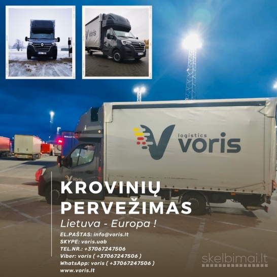 EXPRESS IŠ VISOS EUROPOS PERKRAUSTYMAI LIETUVA-EUROPE 