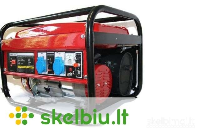 Akcija! Elektros iki 3500 W Generatoriai 230/400/12 V